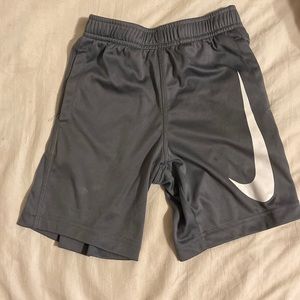 Grey Nike boy shorts size 6T